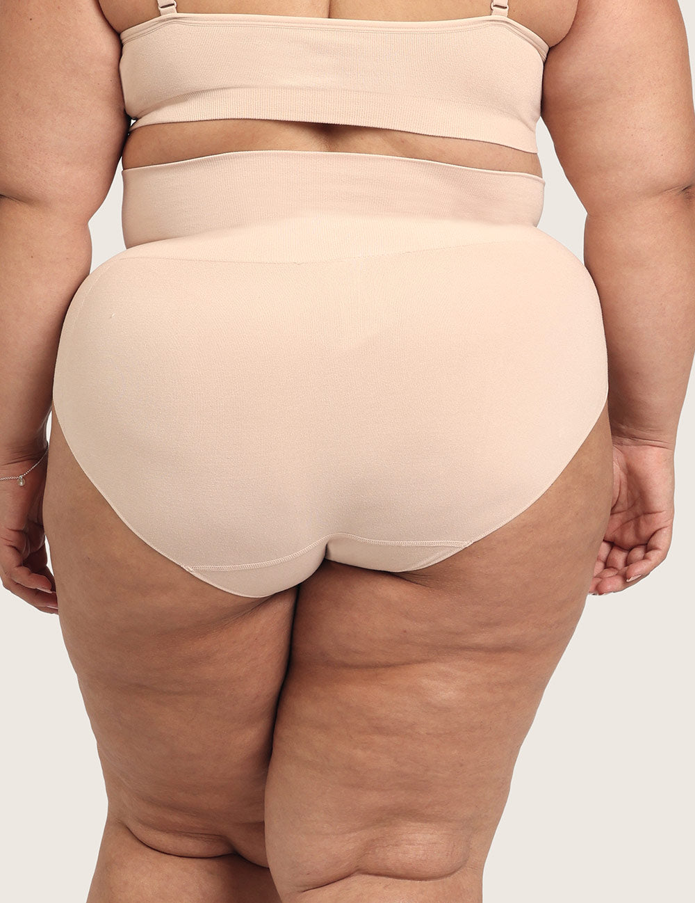Shaper High Cut Full Briefs - Shell