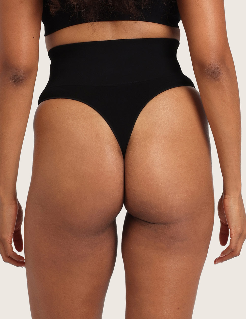 Shaper High Waist G-String - Black