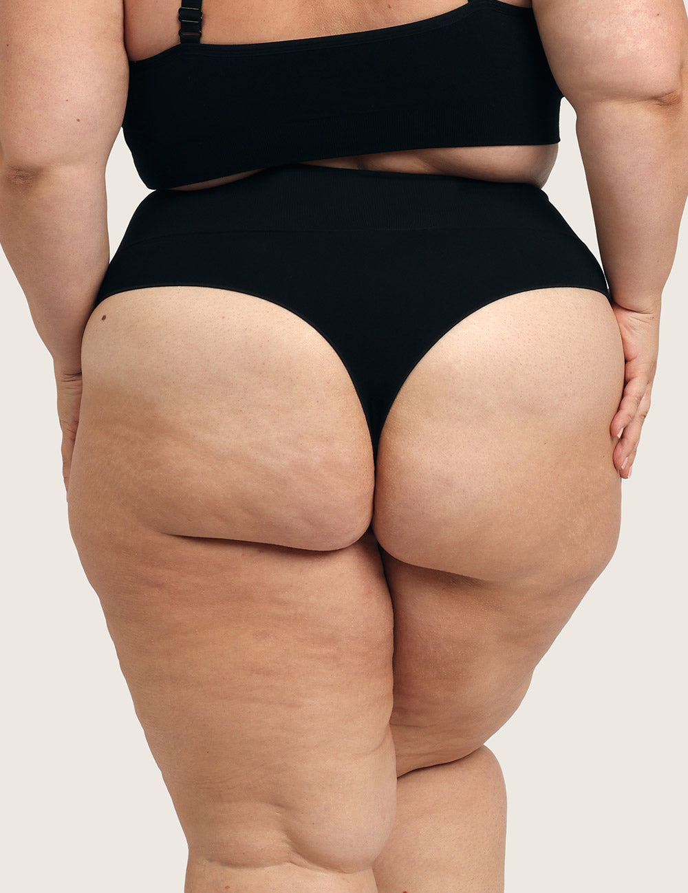 Shaper High Waist G-String - Black