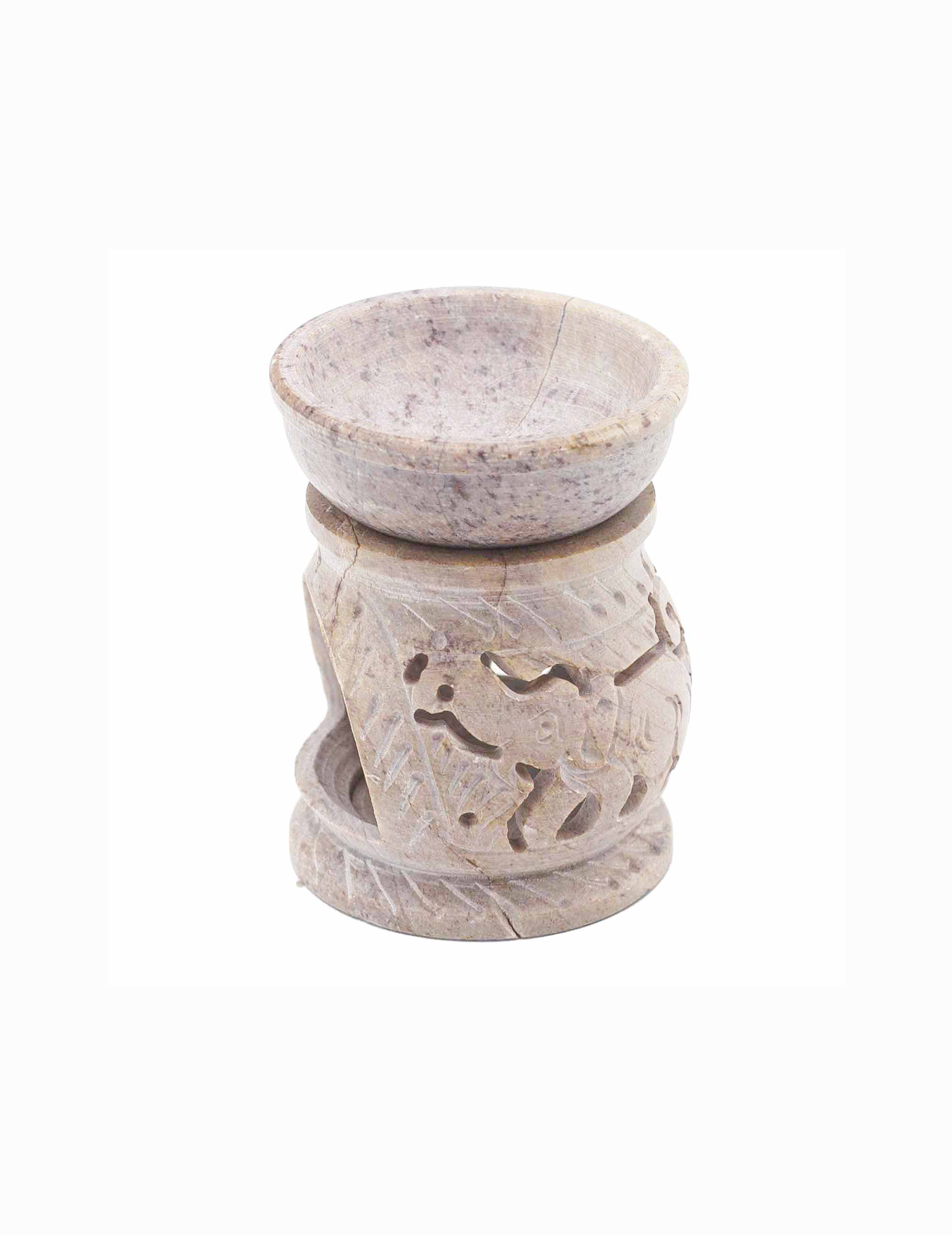 Soapstone Oliebrænder - Elefant