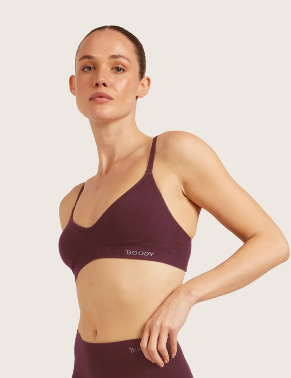 T-shirt Bra Wireless – Mulberry
