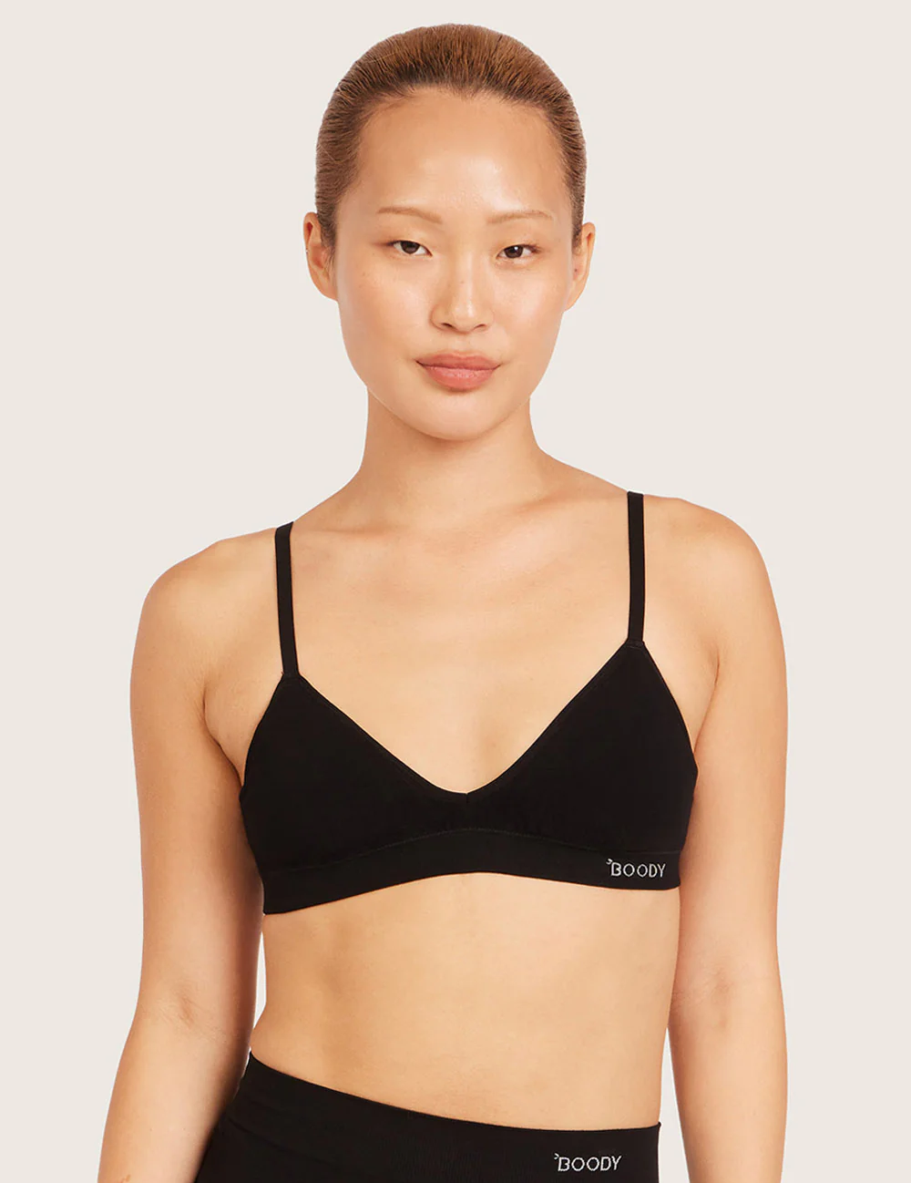 T-shirt Bra Wireless (AA-B) - Sort