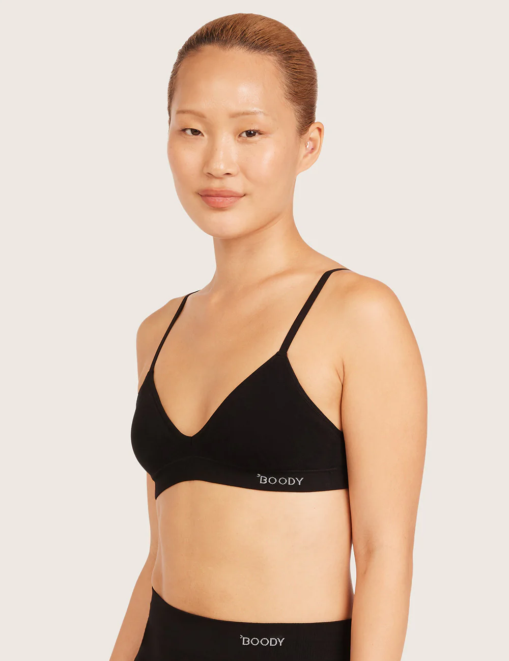 T-shirt Bra Wireless (AA-B) - Sort
