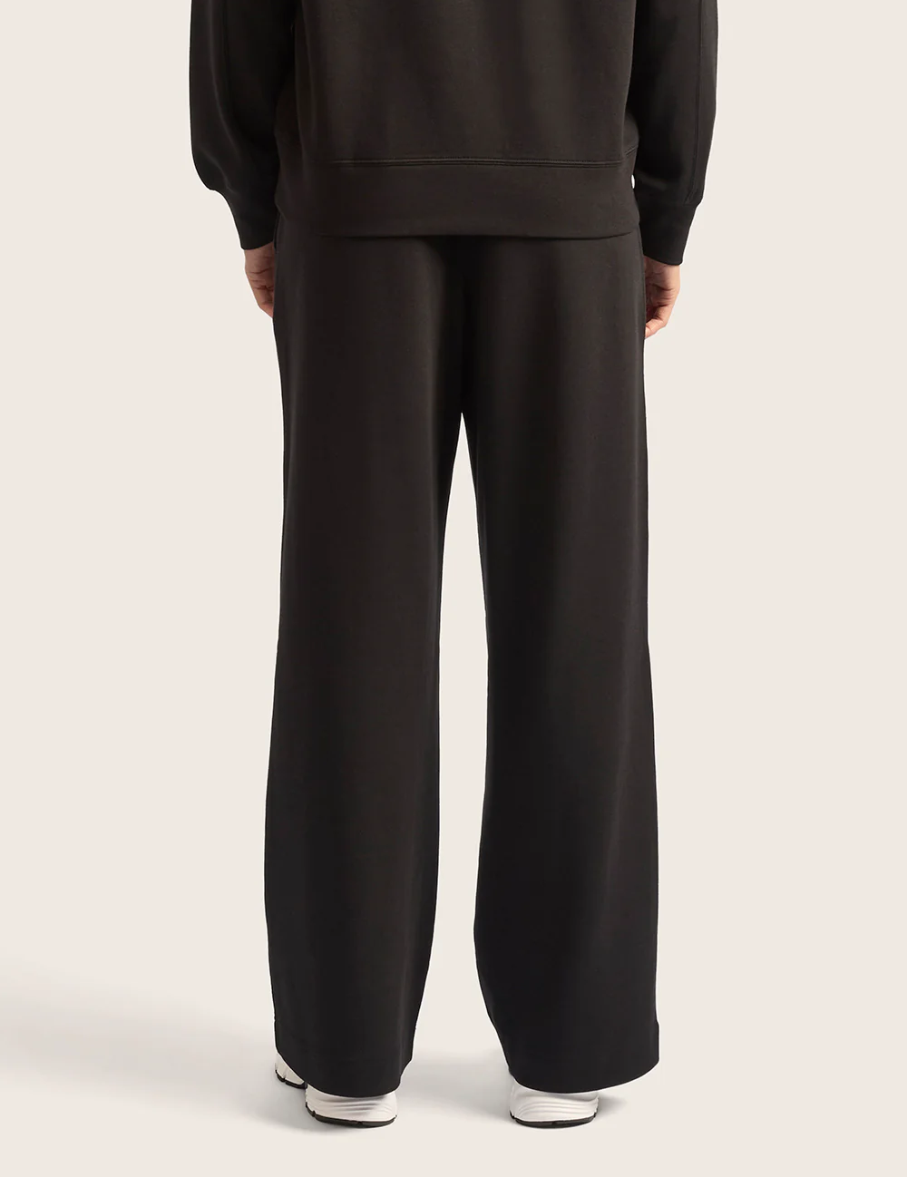 Sweatpants med lige ben - Sort
