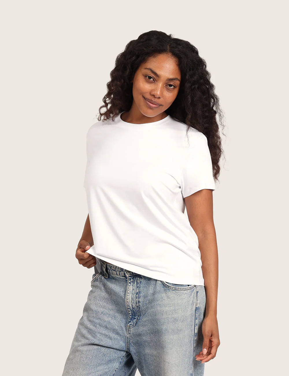 Women's Classic Crew Neck T-Shirt - White