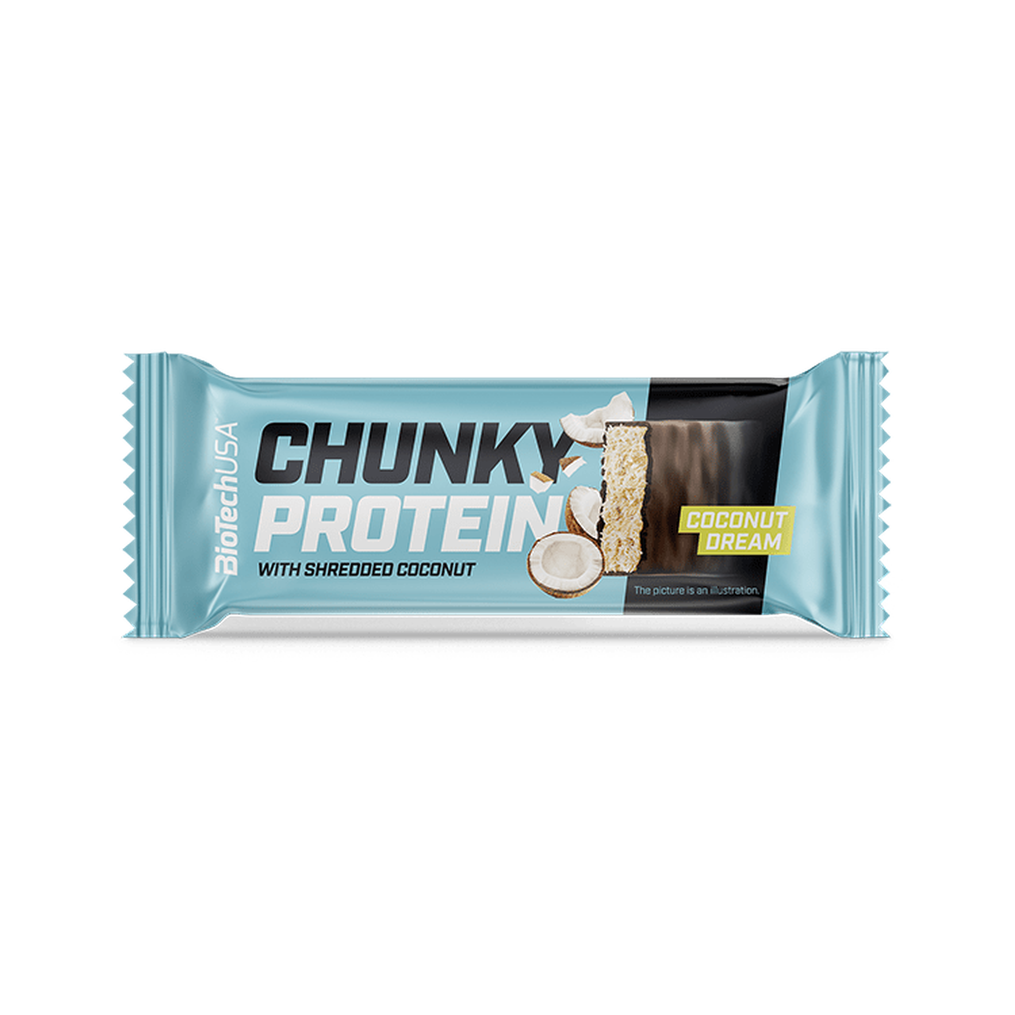 BioTechUSA Chunky Protein Bar 50 g – Coconut Dream