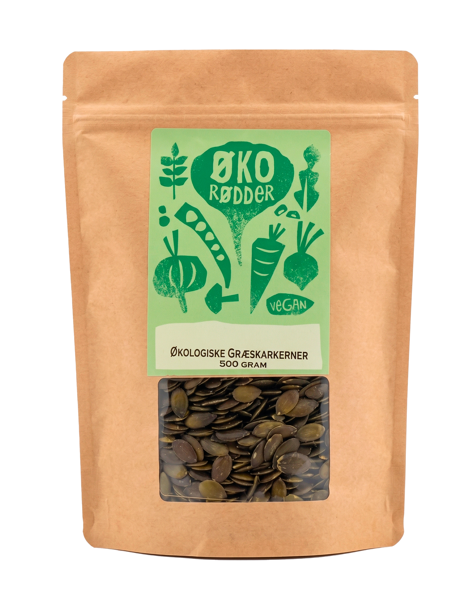 Økologiske Græskarkerner (500g)