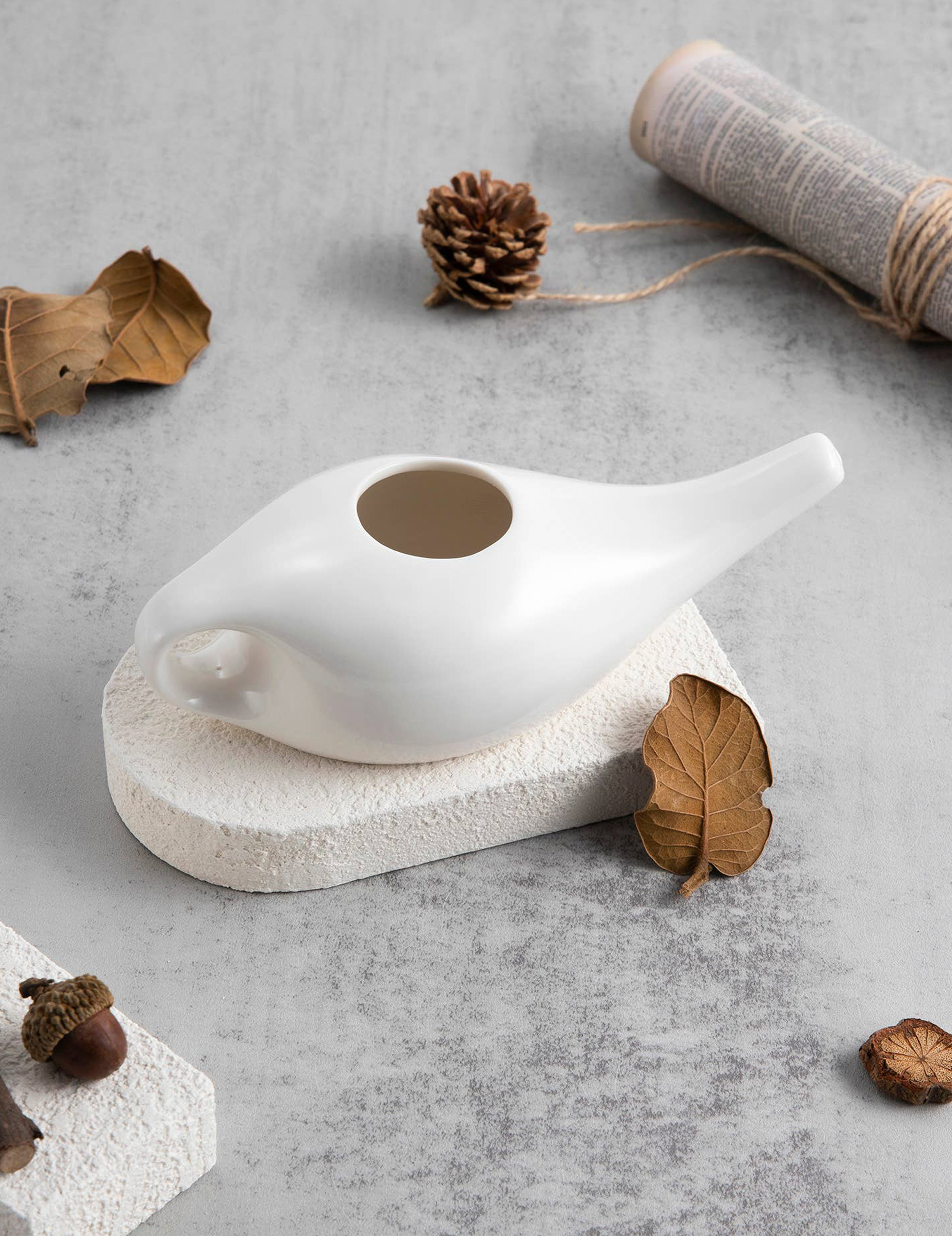 Næseskyllekande i Keramik