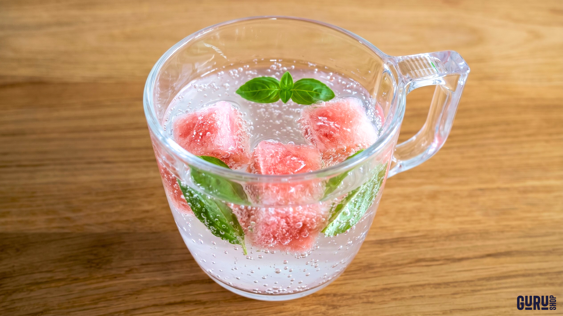 Vandkefir med basilikum og frossen vandmelon – Frisk opskrift til 2. fermentering