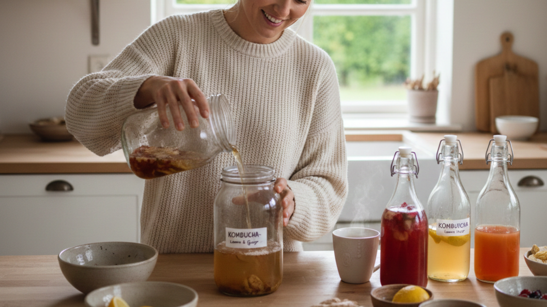 Kombucha ginger shot – opskrift på naturlig energi og immunboost