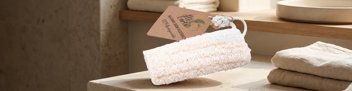 Loofah Skrub med Snor
