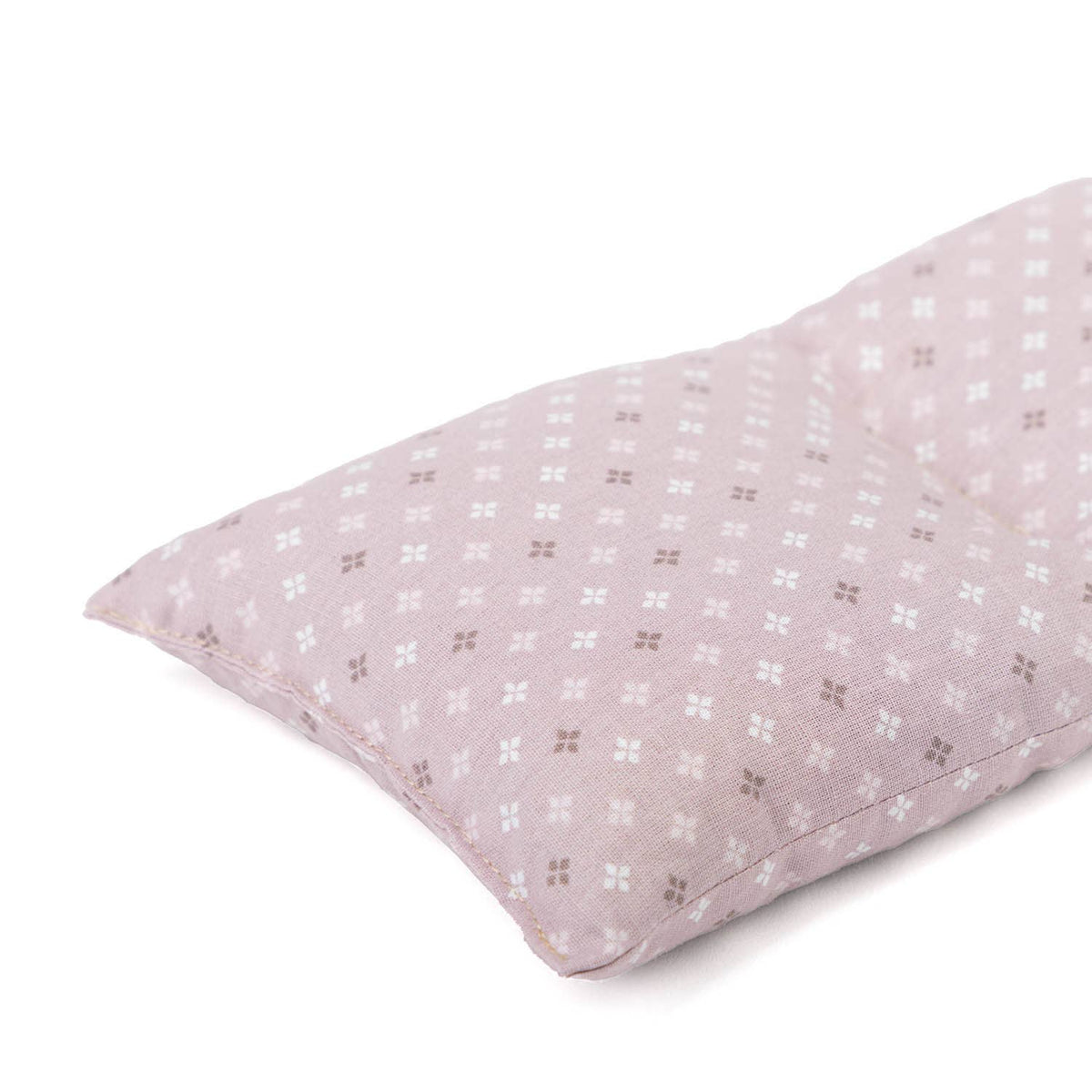 Kornpude med lavendel – gammelrosa, 5 kamre, 60 × 12 cm