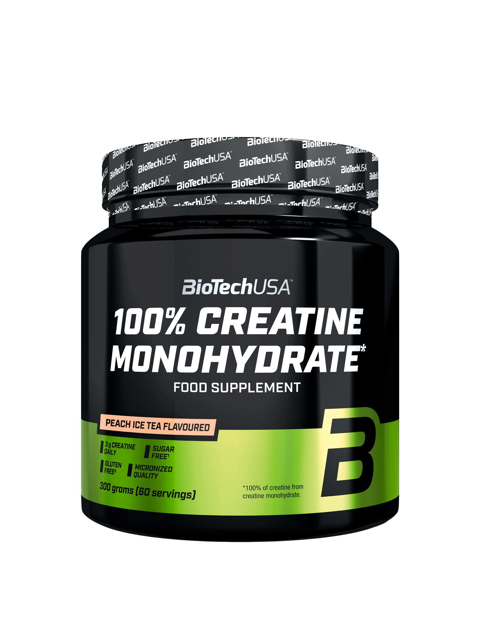 100% Creatine Monohydrate (300g) Peach Ice Tea