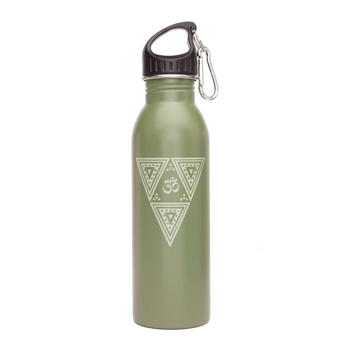 Bodynova vandflaske 700 ml – olivengrøn med OM-motiv