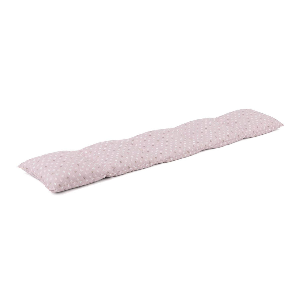 Kornpude med lavendel – gammelrosa, 5 kamre, 60 × 12 cm