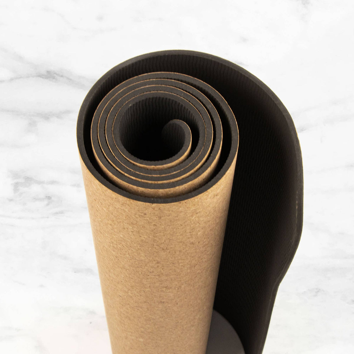 XL kork-yogamåtte 6 mm – Natur