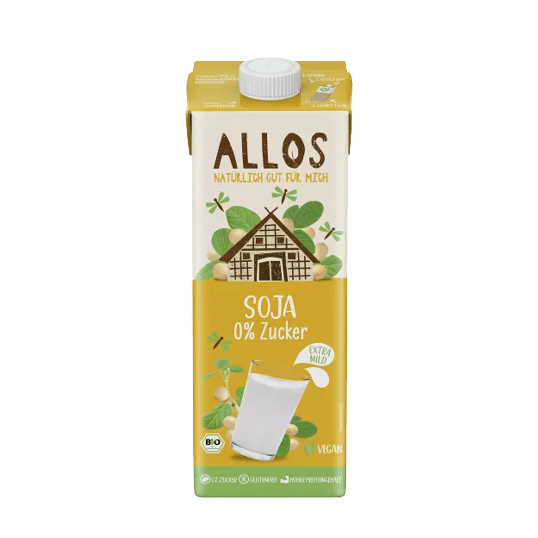 Allos Økologisk Sojadrik uden sukker 1 l