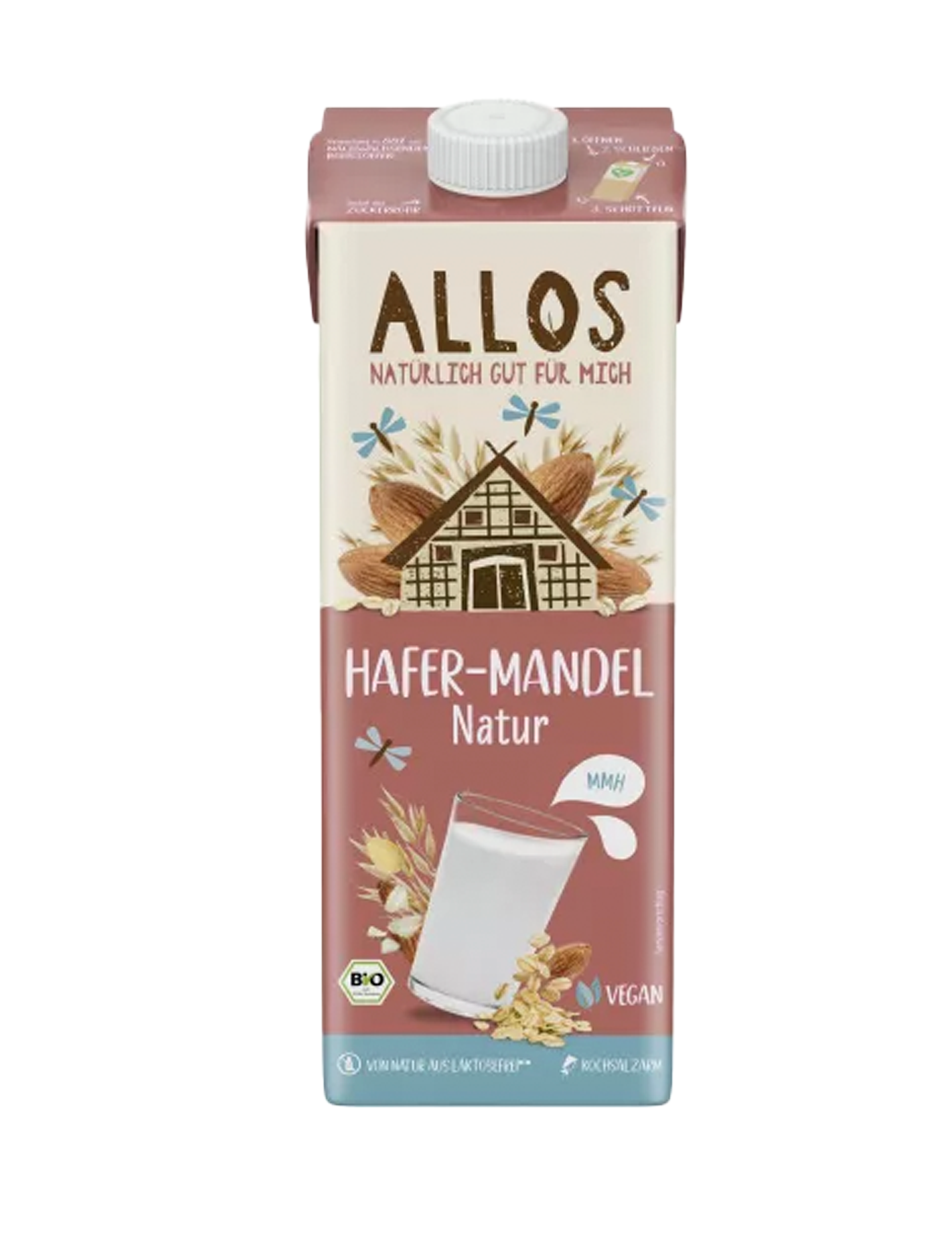 Økologisk Havre-Mandel drik 1L