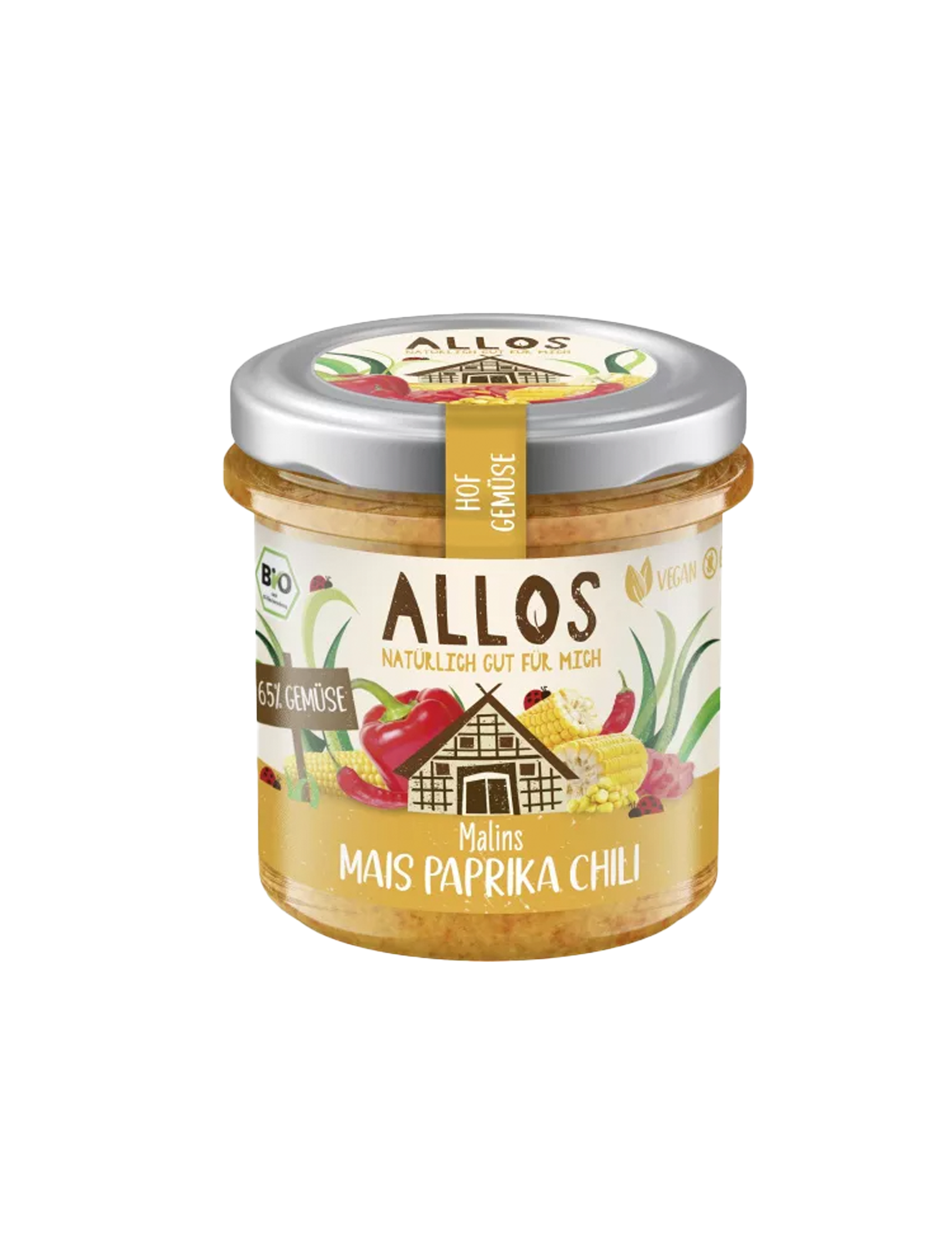 Økologisk Smørpålæg med Majs, Peberfrugt og Chili