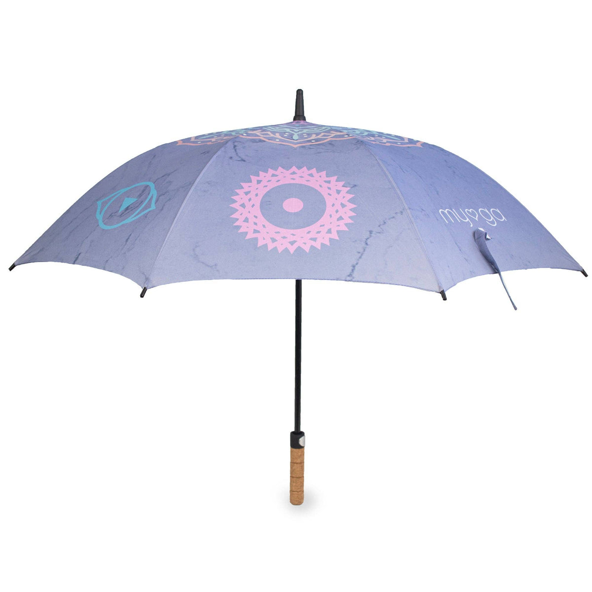 Myga Chakra paraply med korkhåndtag
