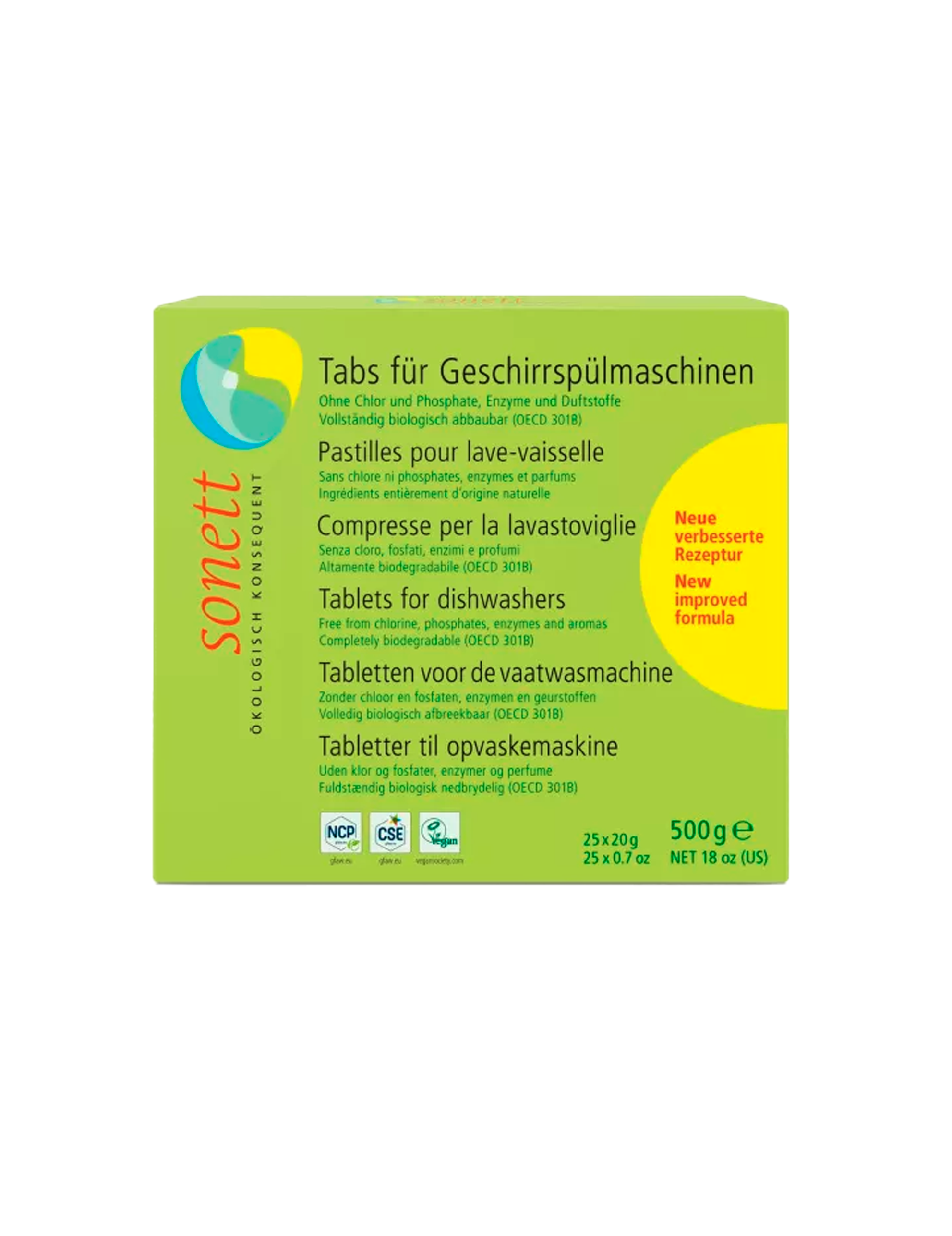 Opvasketabs 25 x 20g