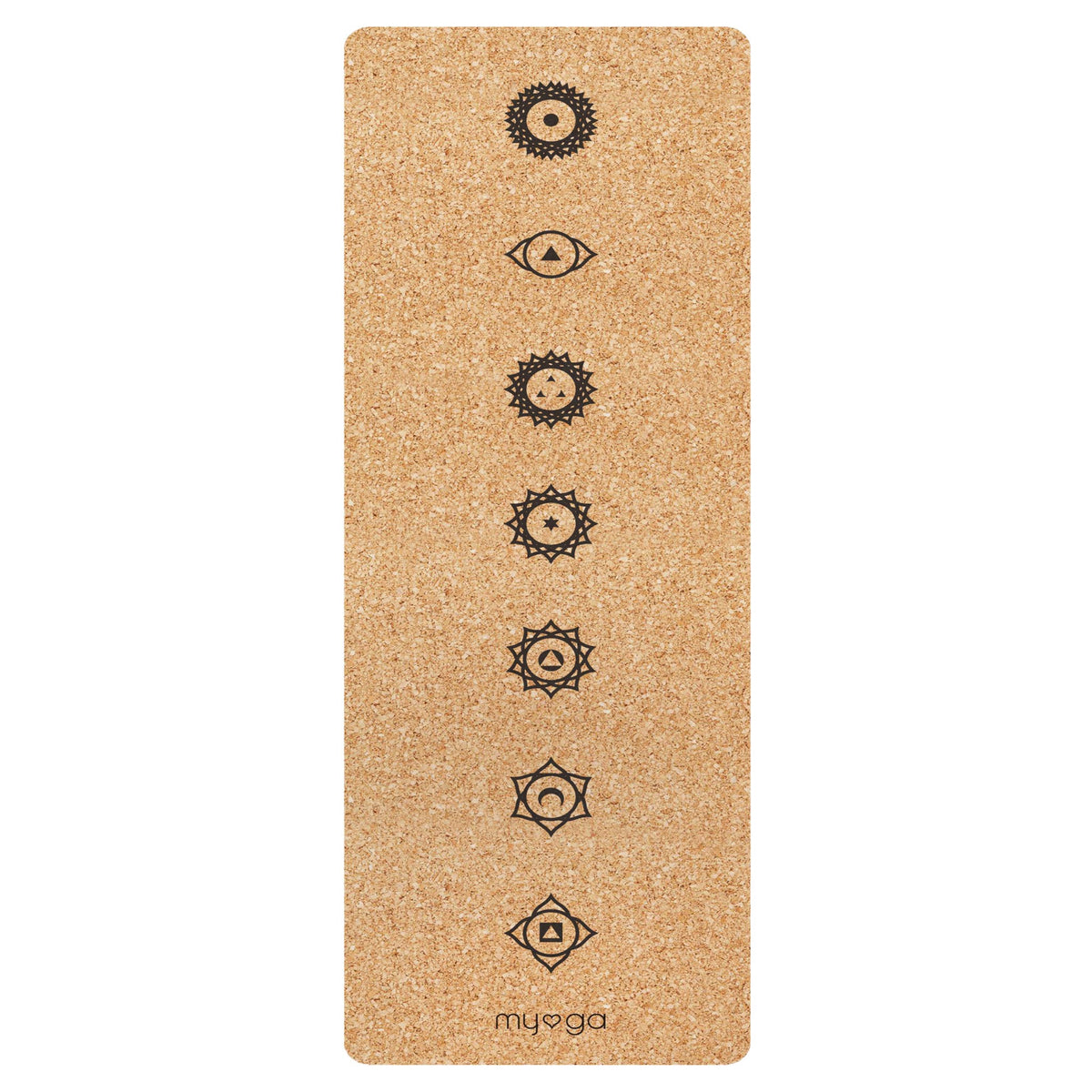 XL kork-yogamåtte 6 mm – Chakra