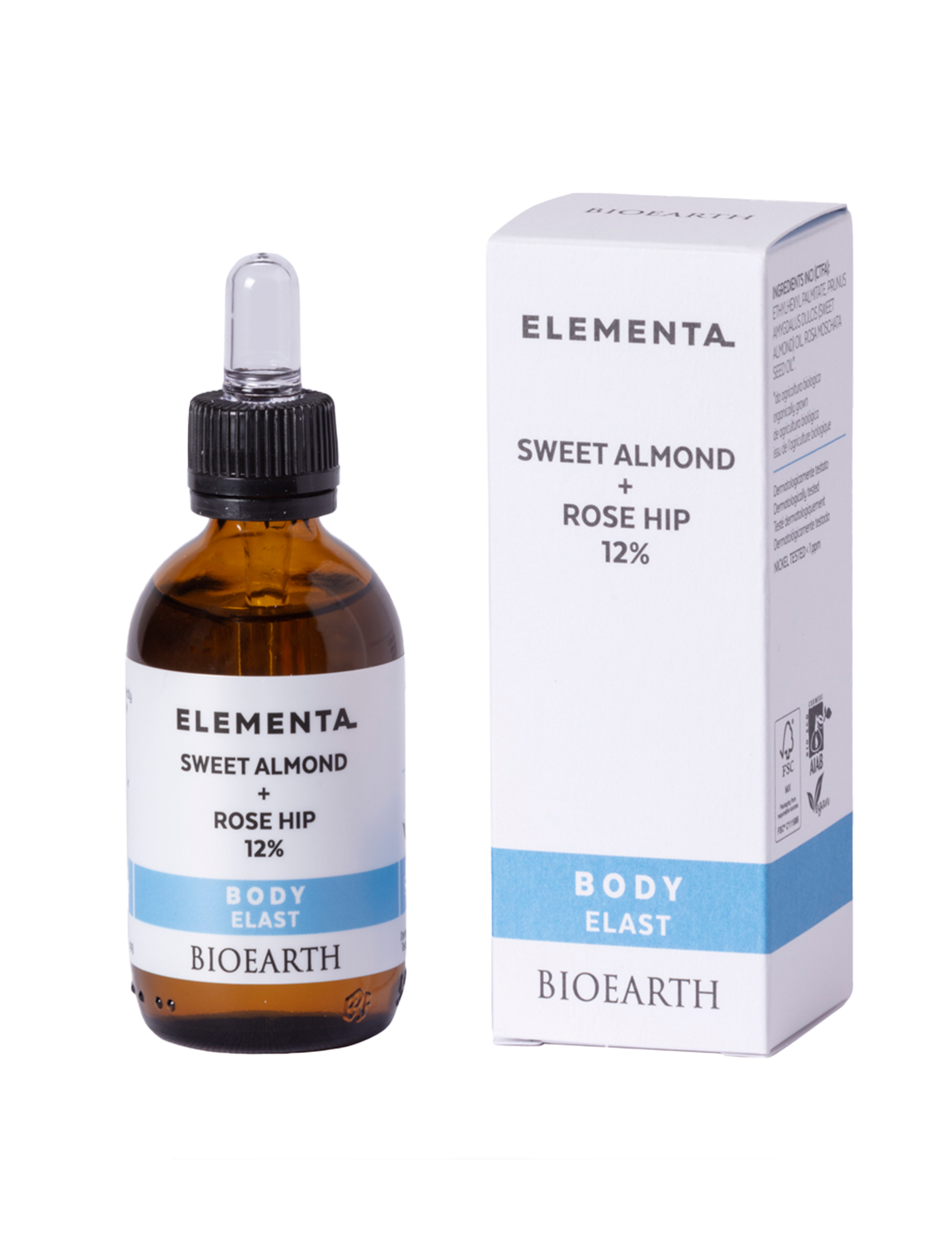 ELEMENTA Sweet Almond + Rose Hip 12%