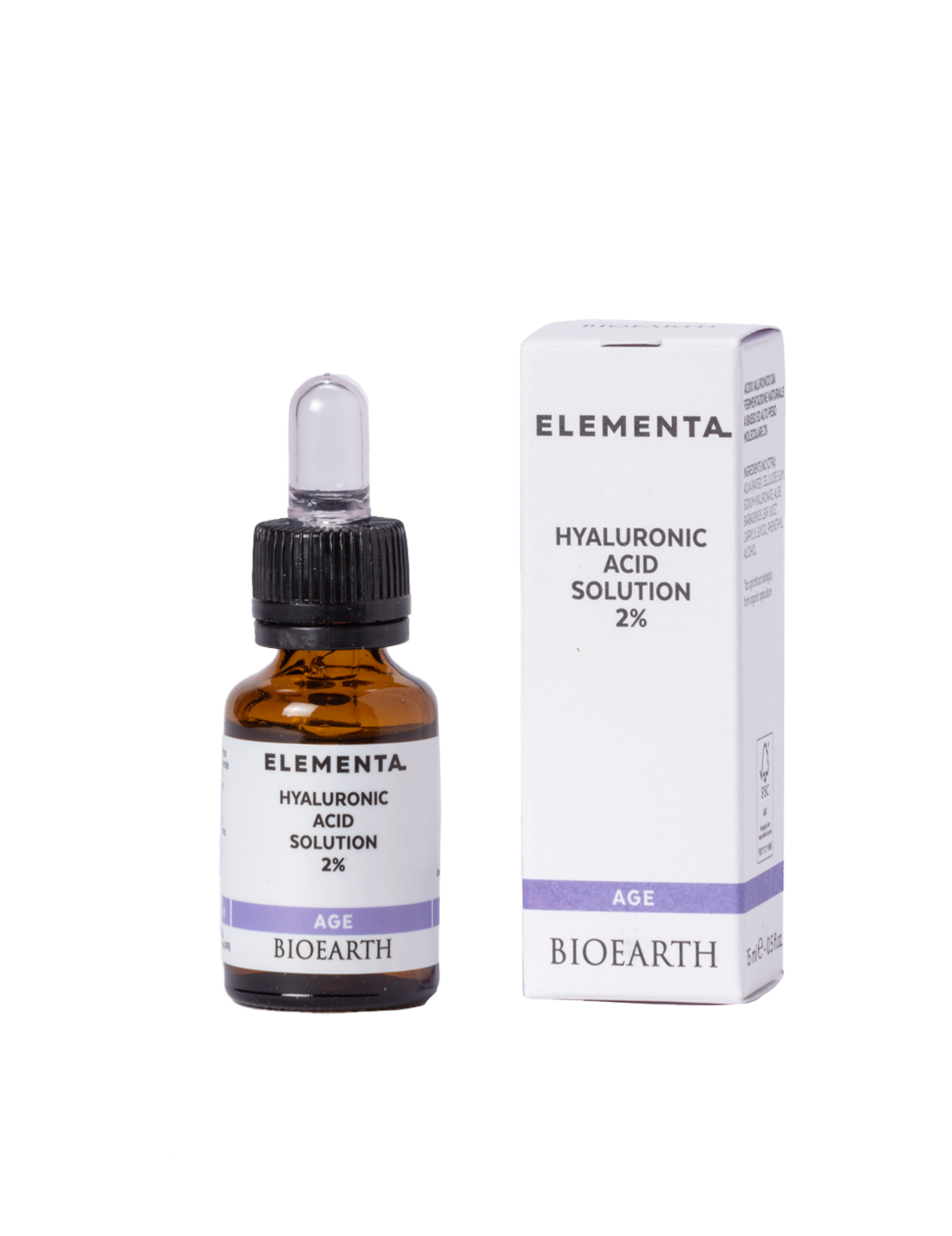 ELEMENTA Hyaluronic Acid Solution 2%, 15ml