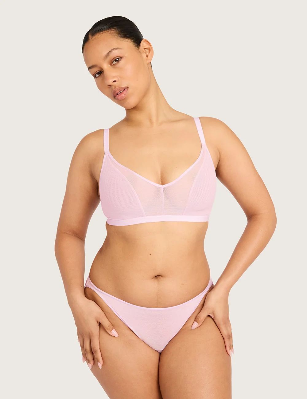 Boody FreeMesh bikini-trusse i Pink Sorbet – billede 12