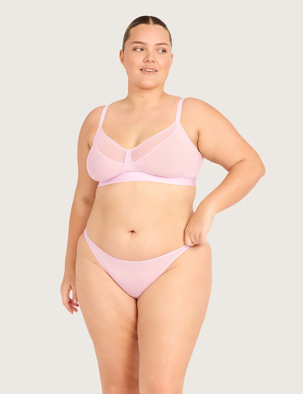 Boody FreeMesh bikini-trusse i Pink Sorbet – billede 17