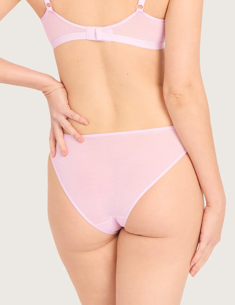 Boody FreeMesh bikini-trusse i Pink Sorbet – billede 2