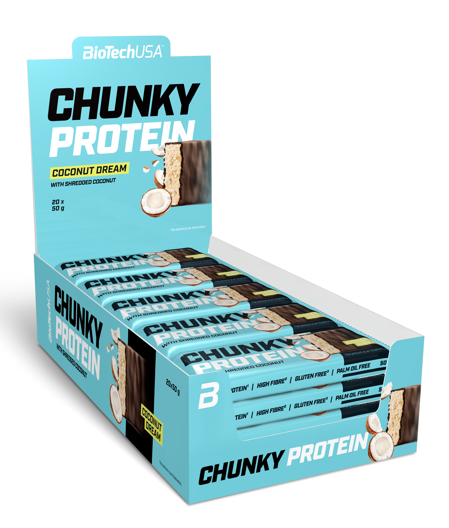 Chunky protein Bar - Coconut Dream (20 stk.)