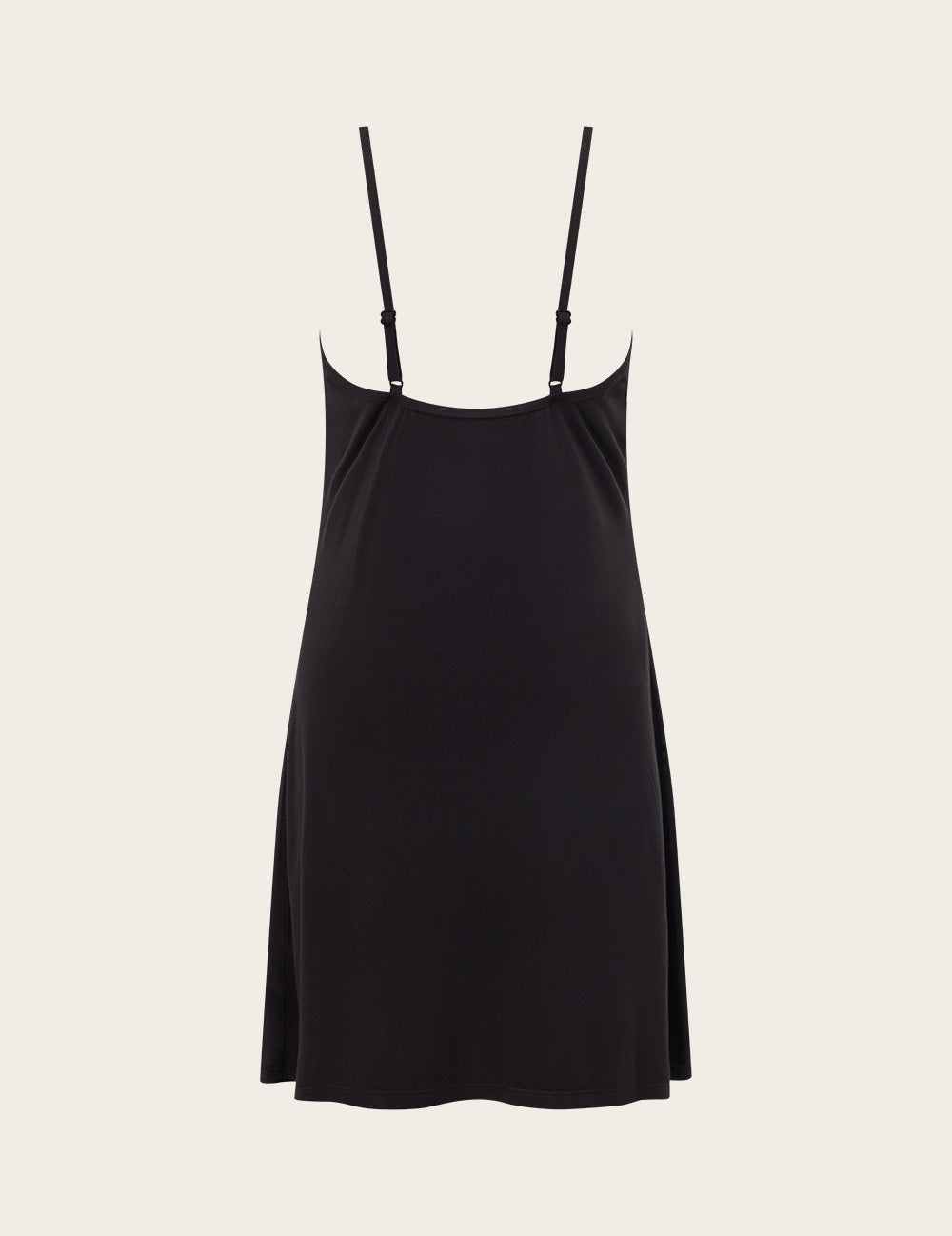 Basis Underkjole med V-hals - Black