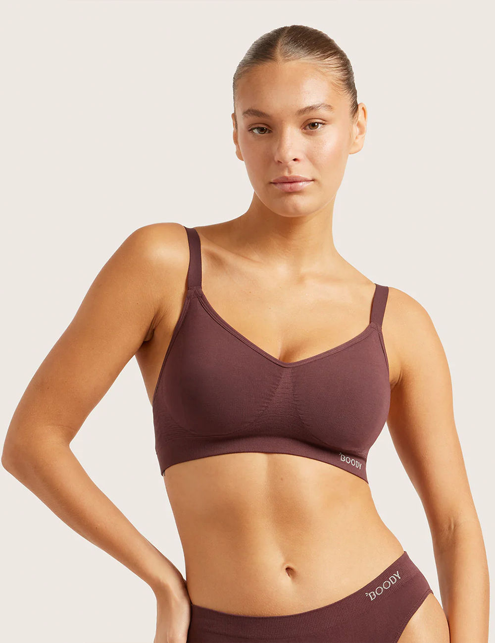 Full Bust Wireless BH – Mulberry
