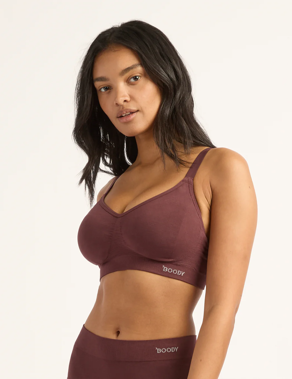 Full Bust Wireless BH – Mulberry