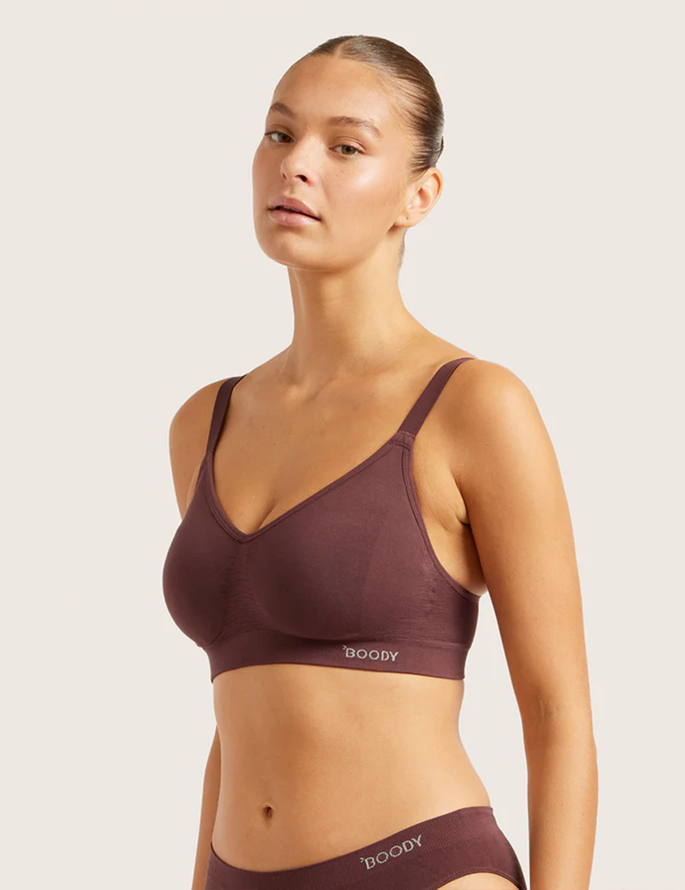 Full Bust Wireless BH – Mulberry