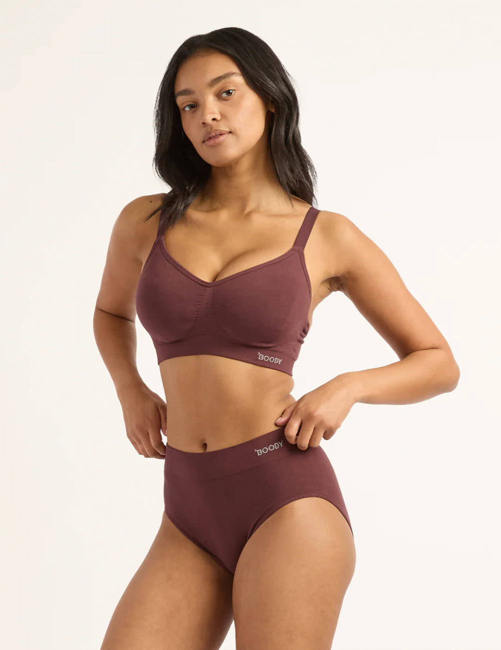 Full Bust Wireless BH – Mulberry