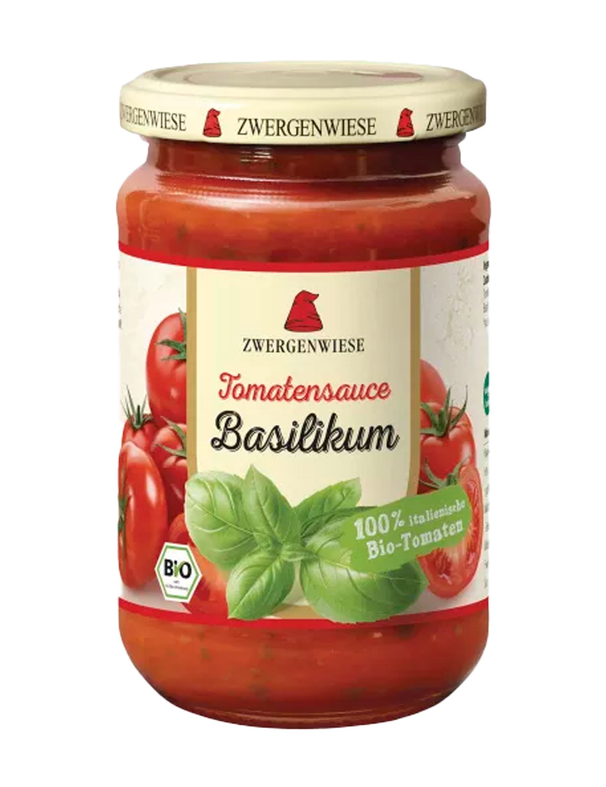 Tomatsauce med Basilikum (340ml)