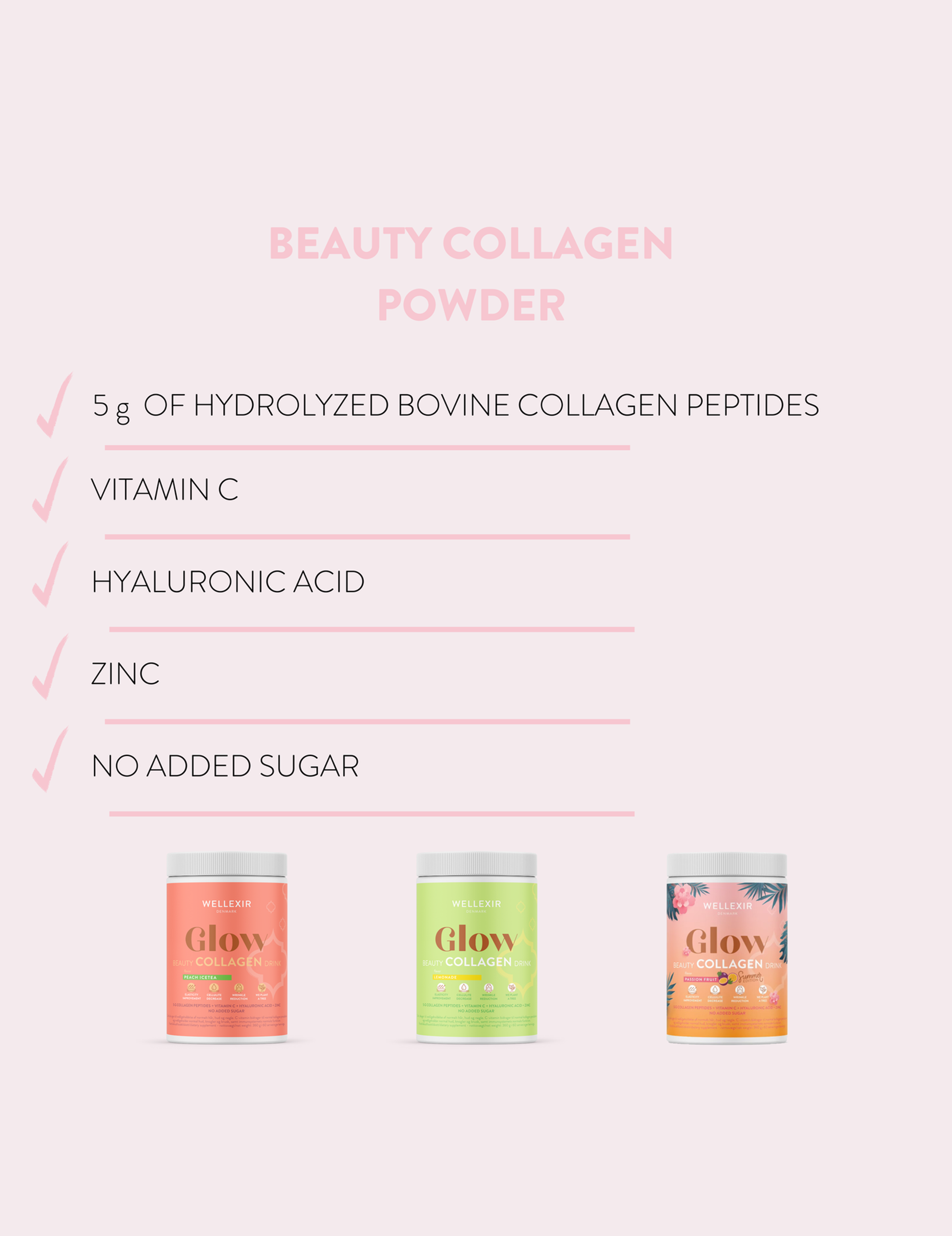 Glow Beauty Collagen Drink - Passionfruit (360g)