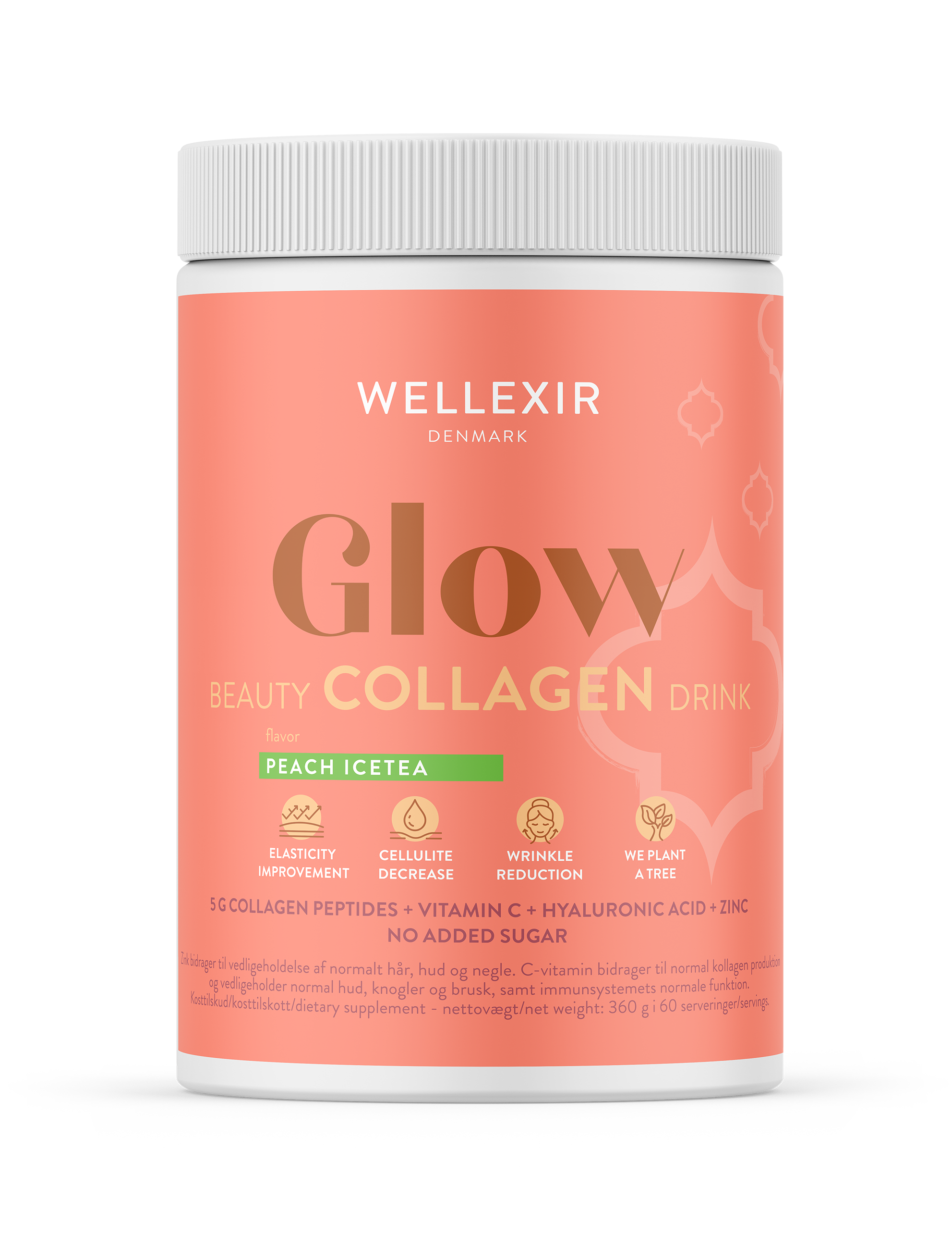 Glow Beauty Collagen Drink - Peach Ice Tea (360g)