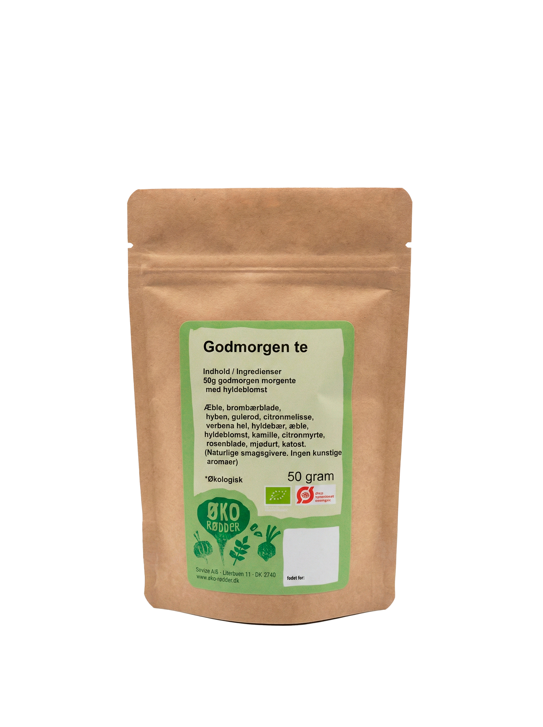 Urte te – Godmorgen te med hyldeblomst (50g)
