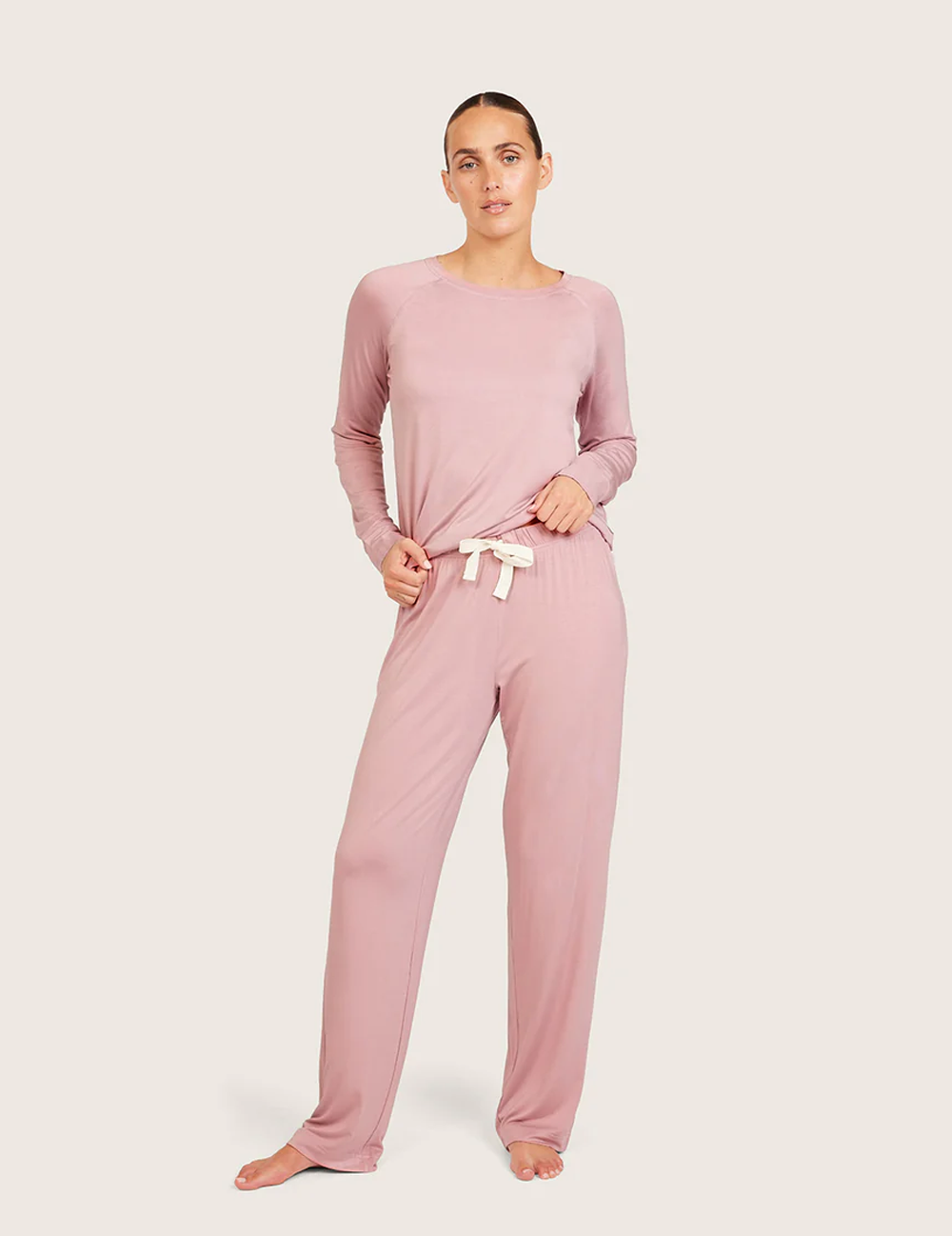 Boody Goodnight natbukser i Lilac – helfigur på anden model
