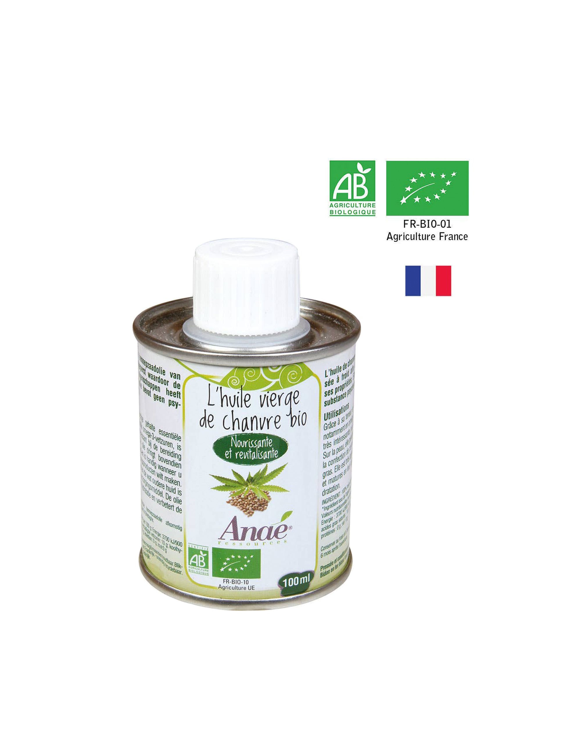 Økologisk hampolie - 100 ml