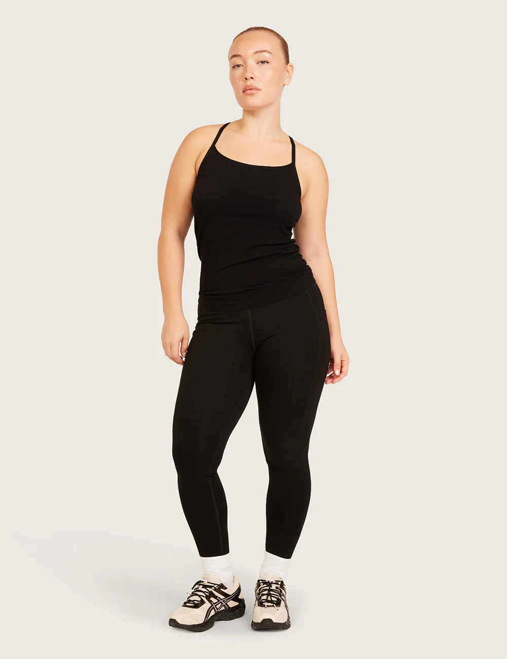Forme™ Højtaljede Leggings med Lomme - Sort