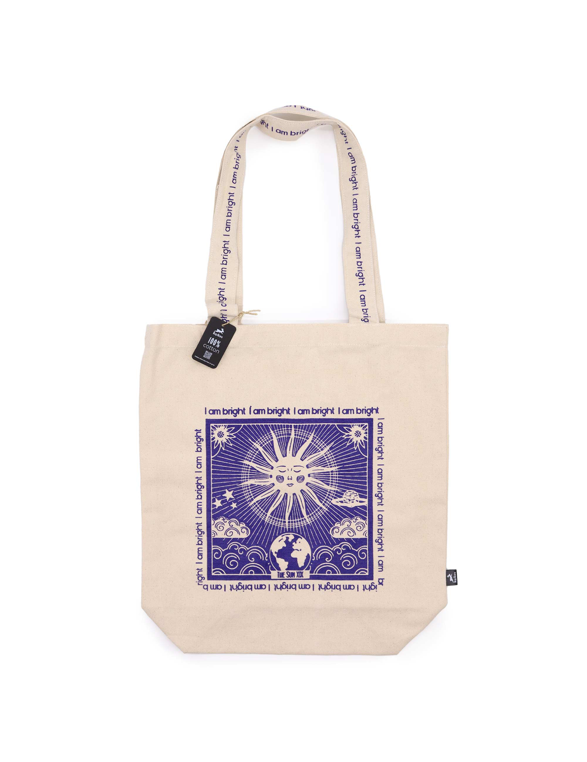 Hop Hare Tote Bag Indkøbspose - I am Bright