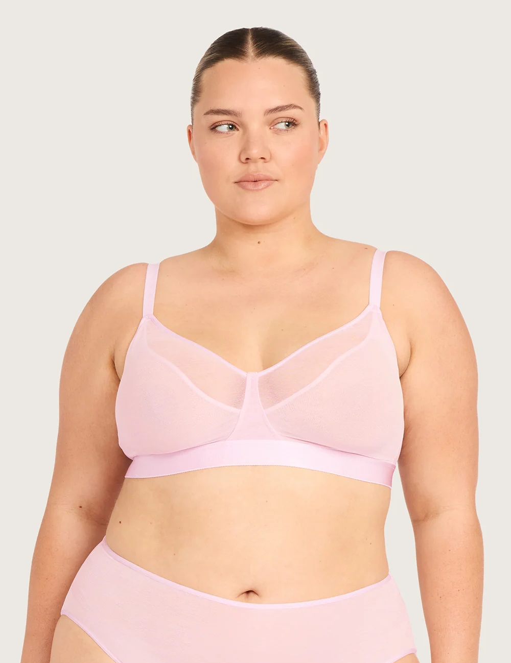 Boody FreeMesh bøjlefri BH i Pink Sorbet – billede 11