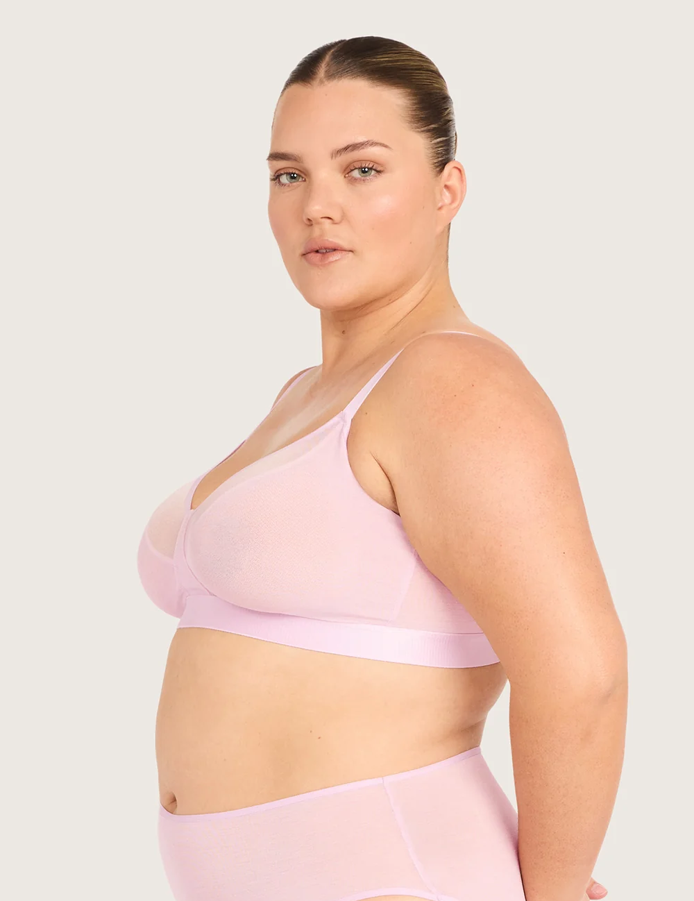 Boody FreeMesh bøjlefri BH i Pink Sorbet – billede 13