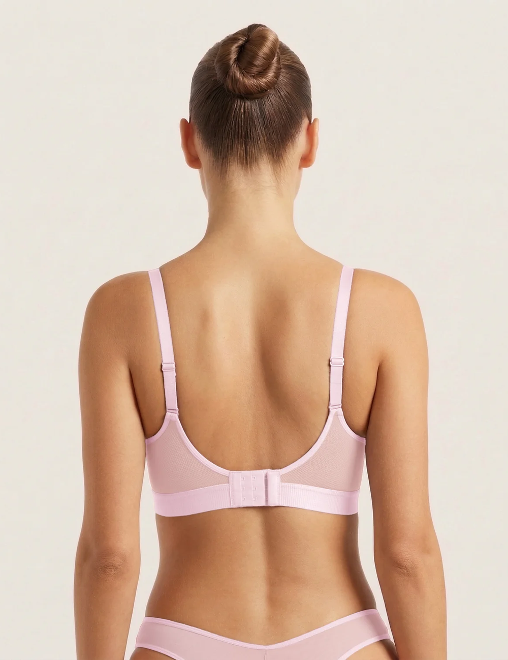 Boody FreeMesh bøjlefri BH i Pink Sorbet – billede 2