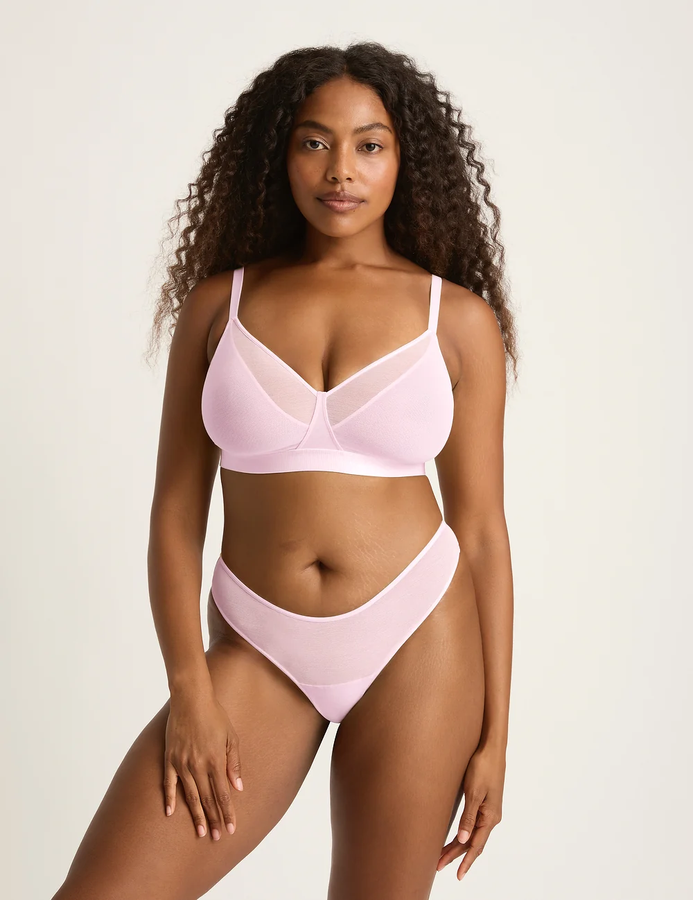 Boody FreeMesh bøjlefri BH i Pink Sorbet – billede 6