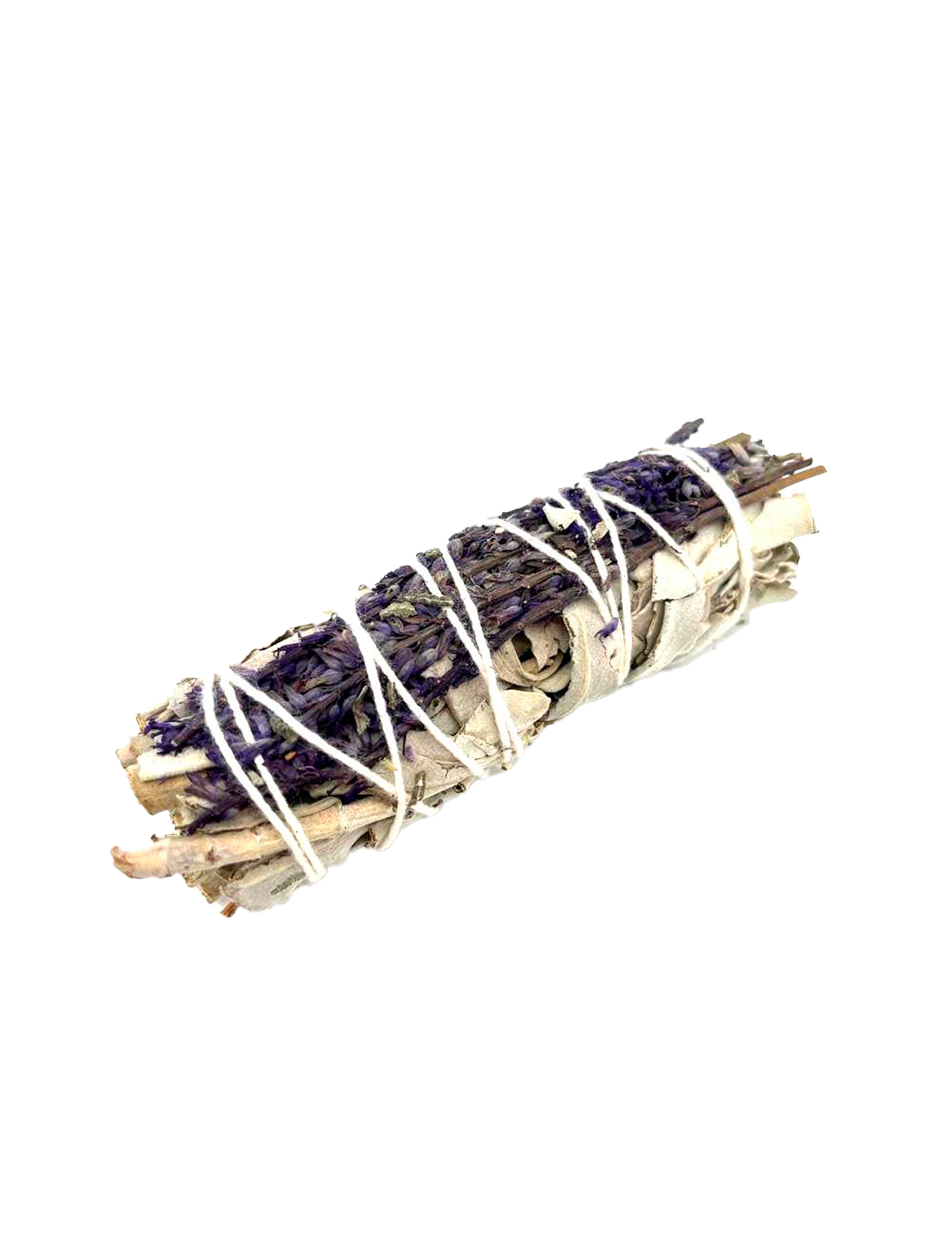 Smudge Stick med Hvid Salvie & Lavendel (10 cm)